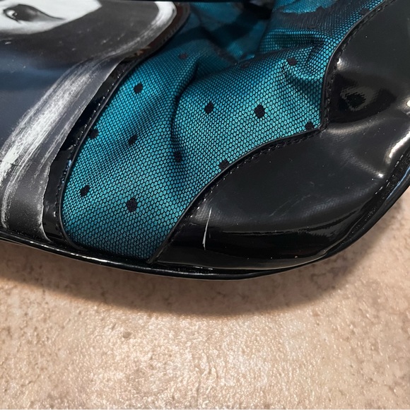 Rock Rebel Lily Munster Handbag (Teal) - Picture 2 of 4